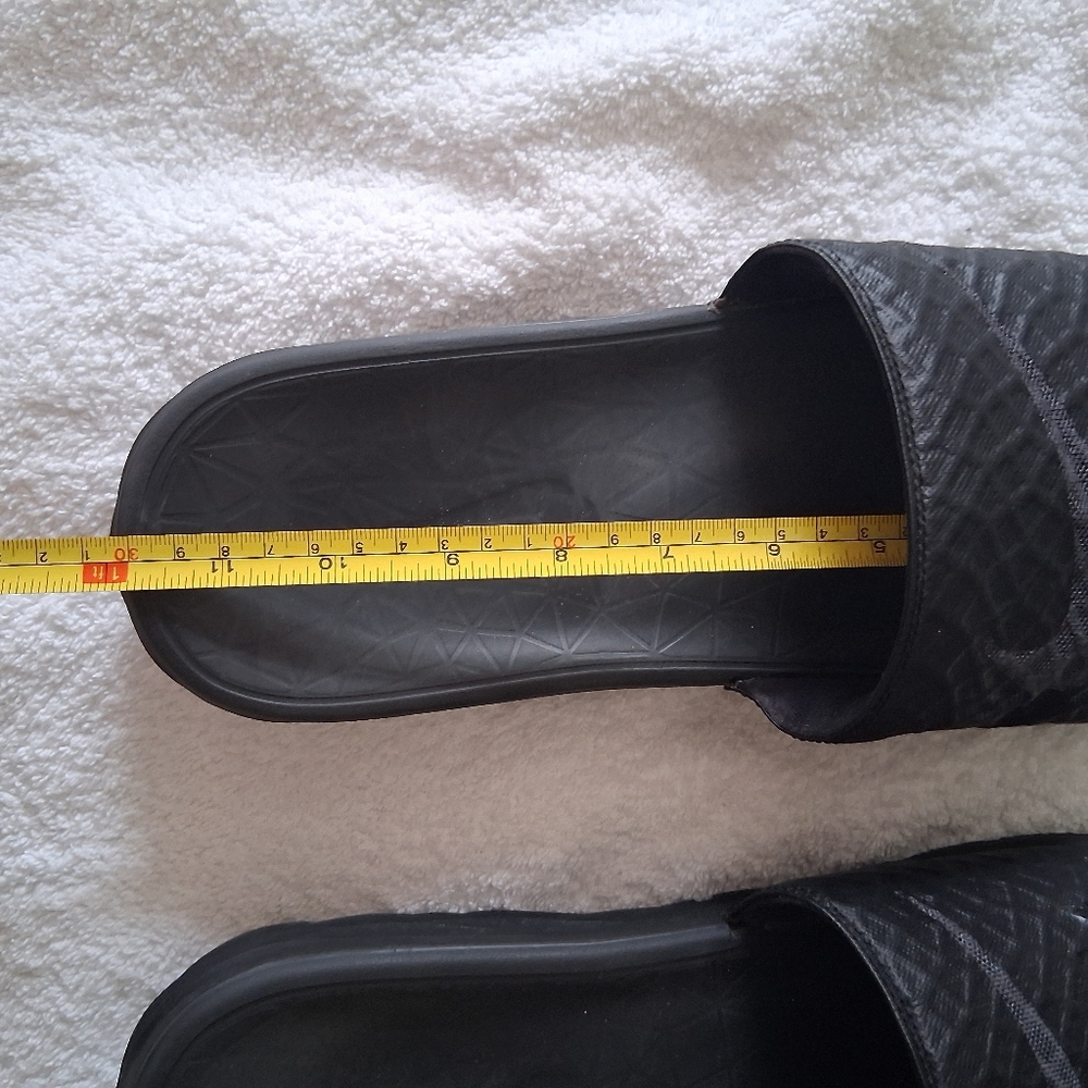 Nike Black Sandals  Slides Size 12 - Picture 7 of 7